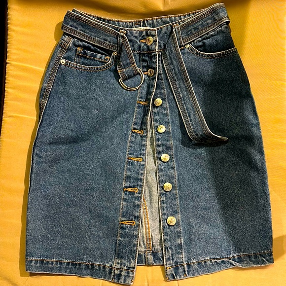 Forever 21 Contemporary Blue Jean Skirt - Picture 1 of 3